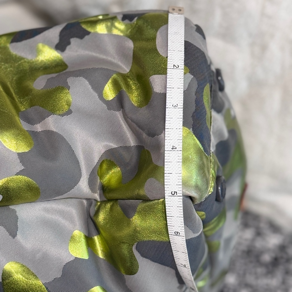 Mz Wallace Bowery Quatro Large Tote Chartreuse Green Gray Citrus Citron Bag - Picture 15 of 15